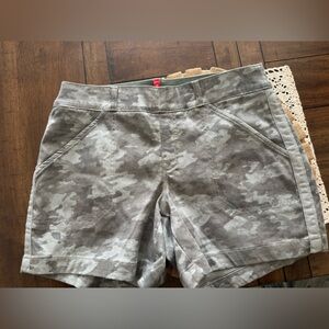 SPANX Olive Green Camo Shorts